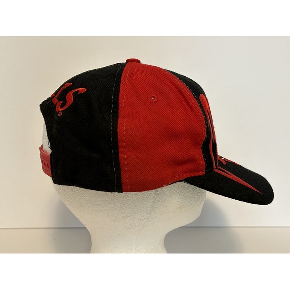 Chicago Bulls Snapback Cap Spell Out Hard to Find Wool Blend Hat AJD 90's - Picture 7 of 16